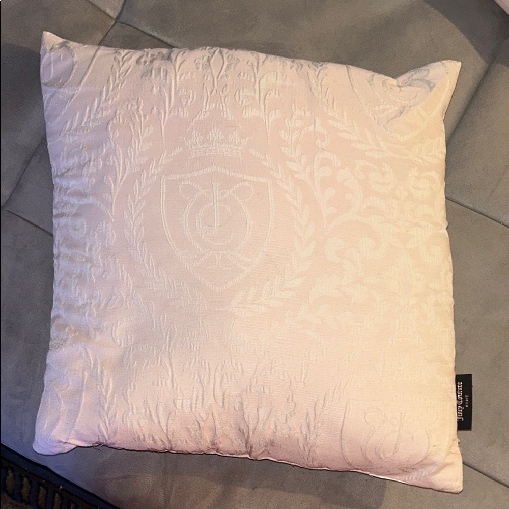 Pink Juicy Couture Decorative Pillow